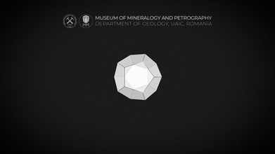 46 pyritohedron dihexahedron - 3d model museum mineralogy petrography uaic mineralogypetrographymuseum ba4fa7c 3d print model - Mito3D