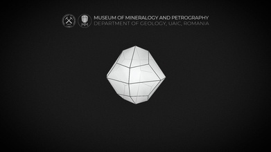 47 didodecahedron diploid - 3d model museum mineralogy petrography uaic mineralogypetrographymuseum 05995b4 3d print model - Mito3D