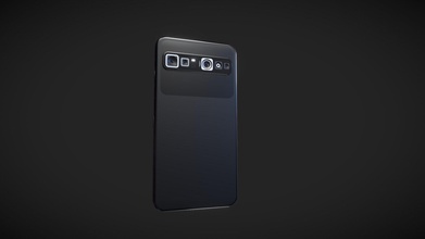 5phone black - download free 3d model tarasschneider 5dc2083 concept design 5 cameras smartphone color 3d print model - Mito3D