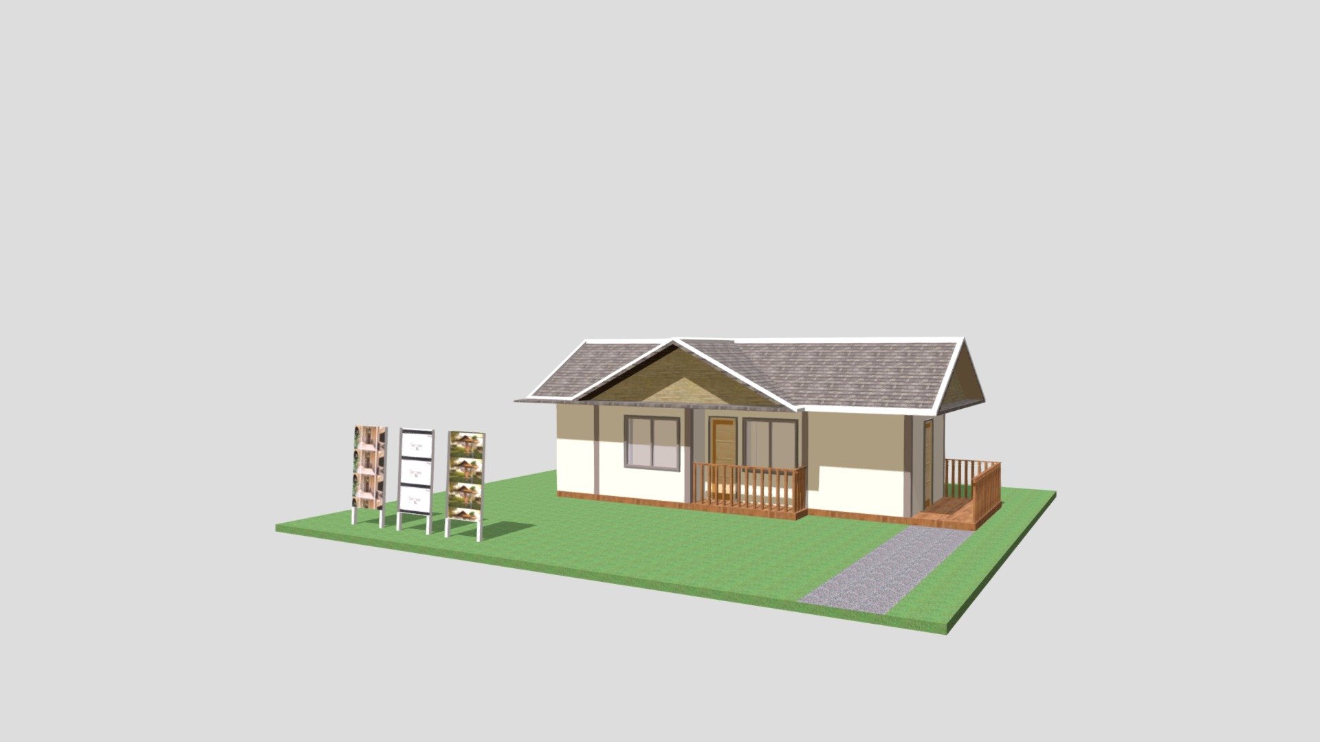 621710050 winziges Haus download frei 3d Modell Pannapat pa 59ecec3 3D print model - Mito3D