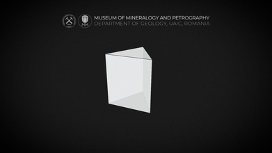6 trigonal prism - 3d model museum mineralogy petrography uaic mineralogypetrographymuseum 599b8cb 3d print model - Mito3D
