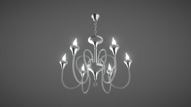 703064 serpente osgona chandelier - download free 3d model skover c9afa3b 3d print model - Mito3D