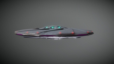8k - ufo scout buy royalty free 3d model shauntwilliams 2ff5ae4 3d print model - Mito3D