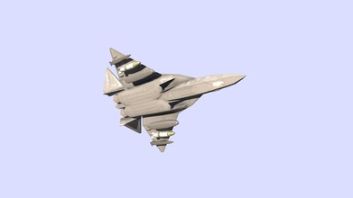 44e Aruval furtif fighter bomber 3d modèle vague entreprises endroit 86c9e45 3d print model - Mito3D