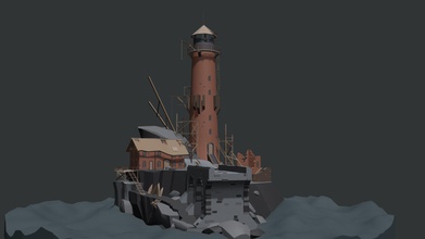 abandoned lighthouse - download free 3d model jonnysniper41 cdb4171 3d print model - Mito3D