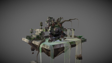 abandoned ruin temple - 3d model knew 7ecaa23 3d print model - Mito3D