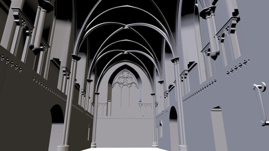 Mosteiro bim maquete branco 3d modelo sh cartografia acajou1 ced9e11 3d print model - Mito3D