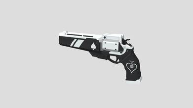 ace pistol - download free 3d model t3rr4n d0f82f6 3d print model - Mito3D