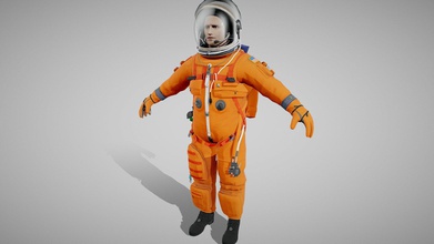 aces - us advanced crew escape suit buy royalty free 3d model squir3d 703d562 high detailed created squir team 3d print model - Mito3D