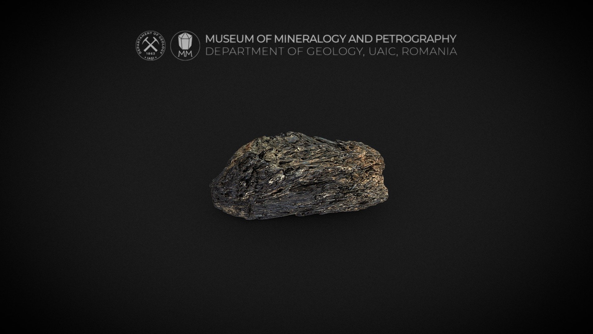 acicular crystals stibnite - 3d model museum mineralogy petrography uaic mineralogypetrographymuseum 00a0c18 3D print model - Mito3D