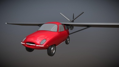 aero car sketchfab - 3d model polygon pusher masinde stanley 5972c30 3d print model - Mito3D