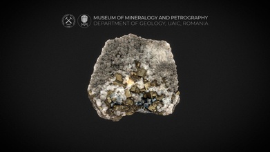 esthétique strié cubes pyrite quartz 3d modèle musée minéralogie pétrographie uaic mineralogypetrographymuseum 4ac20c7 3d print model - Mito3D