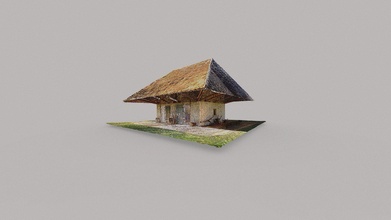 african house melrose plantation la - 3d model ncptt nps eef3d40 3d print model - Mito3D