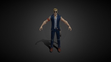 agent jonesy - damage 2 download free 3d model yxboireal yeboireal 48465df 3d print model - Mito3D