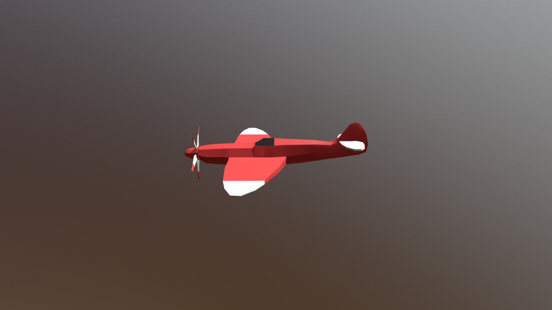 airplane - 3d model jessica jessicale 80bc5f2 low poly created but not used augmented reality project made entirely maya 3D print model - Mito3D