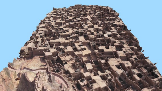 al ula old town saudi arabia - buy royalty free 3d model libanciel ancient heritage capital antiquity urbanism photogrammetry hegra arabic-islamic nabataeans 3d print model - Mito3D