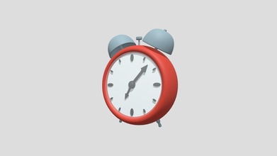 alarm clock - buy royalty free 3d model ed+ edplus 53d7b1e 3d print model - Mito3D