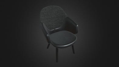 alba lounge armchair ton - buy royalty free 3d model toss90 15c5b61 3d print model - Mito3D