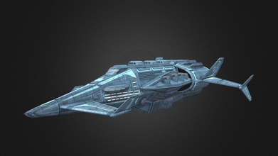 alien battleship concept - download free 3d model larrynguyen a87e002 3d print model - Mito3D