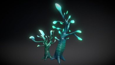 alien plants vol1 shrubs - buy royalty free 3d model davis3d 7e7bcea 3d print model - Mito3D