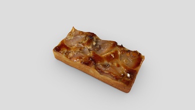 almond pears pie - download free 3d model qlone 0566263 3d print model - Mito3D