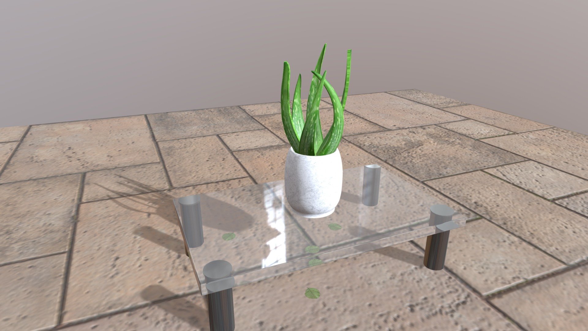 aloe vera plant - download free 3d model almightybro 3c4d440 3D print model - Mito3D