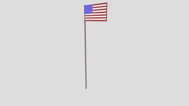 american flag - download free 3d model united4192 4f491e4 3d print model - Mito3D