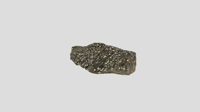 amygdaloidal basalt rio grande do sul - download Kostenlose 3d-Modell jens andersen uncleindium 658f807 vacaria, sul, Brasilien feinkörnige hat reichlich gerundet Vesikel Gasblasen, die sich während der eruption Erstarrung wurden teilweise verfüllt celadonite grün Quarz weiß 3d print model - Mito3D