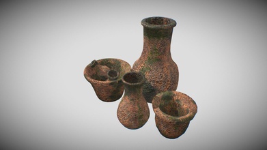 ancient clay pots - download free 3d model tiberiu uncu pangolinbc 6f40f39 3d print model - Mito3D