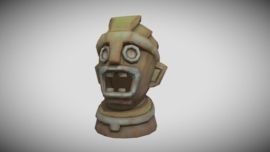 ancient maya statue - download free 3d model binhthanhnguyen ebdc616 3d print model - Mito3D