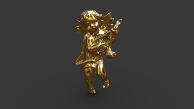 angel lute - buy royalty free 3d model ryan lewis revanhilts e7caf8c 3d print model - Mito3D