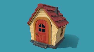 animal crossing house - download free 3d model jmgamedev 68fd7b3 wanted try something more styleized si tried making new horizons materials turned out little realistic than stylised so looks slightly odd made blender textures substance painter 3d print model - Mito3D