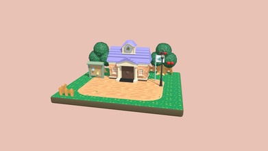 animal crossing town hall diorama - 3d model coccinelle ea9ee76 3d print model - Mito3D