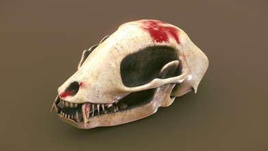 animale cranio stilizzato risorsa puntello gioco acquistare royalty gratuito 3d modello haykel shaba haykel1993 67c386c 3d print model - Mito3D
