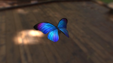 Animé bleu morpho papillon acheter royalties libre 3d modèle outofourlives 0dc7faa 3d print model - Mito3D