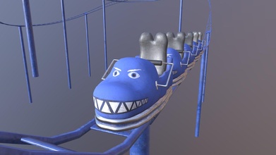 animated roller coaster - 3d model mertbbicak 9d3a8ab 3d print model - Mito3D