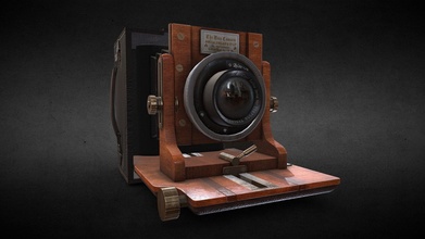 antique camera - 3d model pablo martinez pablomartinez 838812e 3d print model - Mito3D