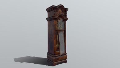 antique clock - 3d model annabelle fibonacci annabellefibonacci 6cfdec1 3d print model - Mito3D