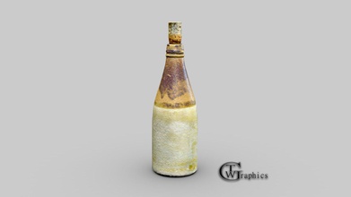 antiguo gres botella lowpoly 3d modelo trevorwgraphics c68bac2 3d print model - Mito3D