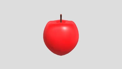 apple - poly download free 3d model reddeadalice 738075e 3d print model - Mito3D