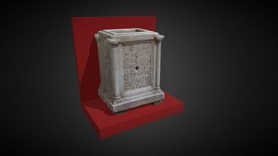 ara 1 - modelo 3d museo archeologico nazionale tarquinia museoarcheologicotarquinia 228700d marmorea romana 3d print model - Mito3D
