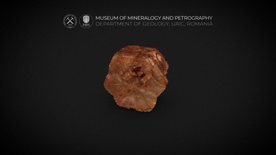 aragonite trilling close-up photogrammetry - 3d model museum mineralogy petrography uaic mineralogypetrographymuseum 413e789 3d print model - Mito3D