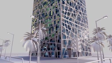 l'architecture 033 - acheter des redevances gratuit modèle 3d giimann 8d9339c le gratte-ciel de 3d print model - Mito3D