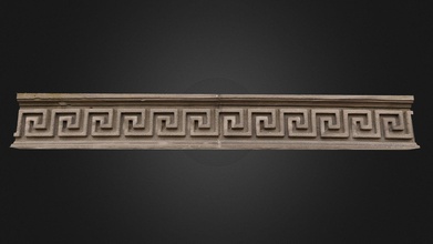 architecture detail 2 - download free 3d model th obald guffon tguffon 23f39ee architectural wall frieze made sandstone building built 1870 s east france size 3m reality capture 91 pictures 3d print model - Mito3D