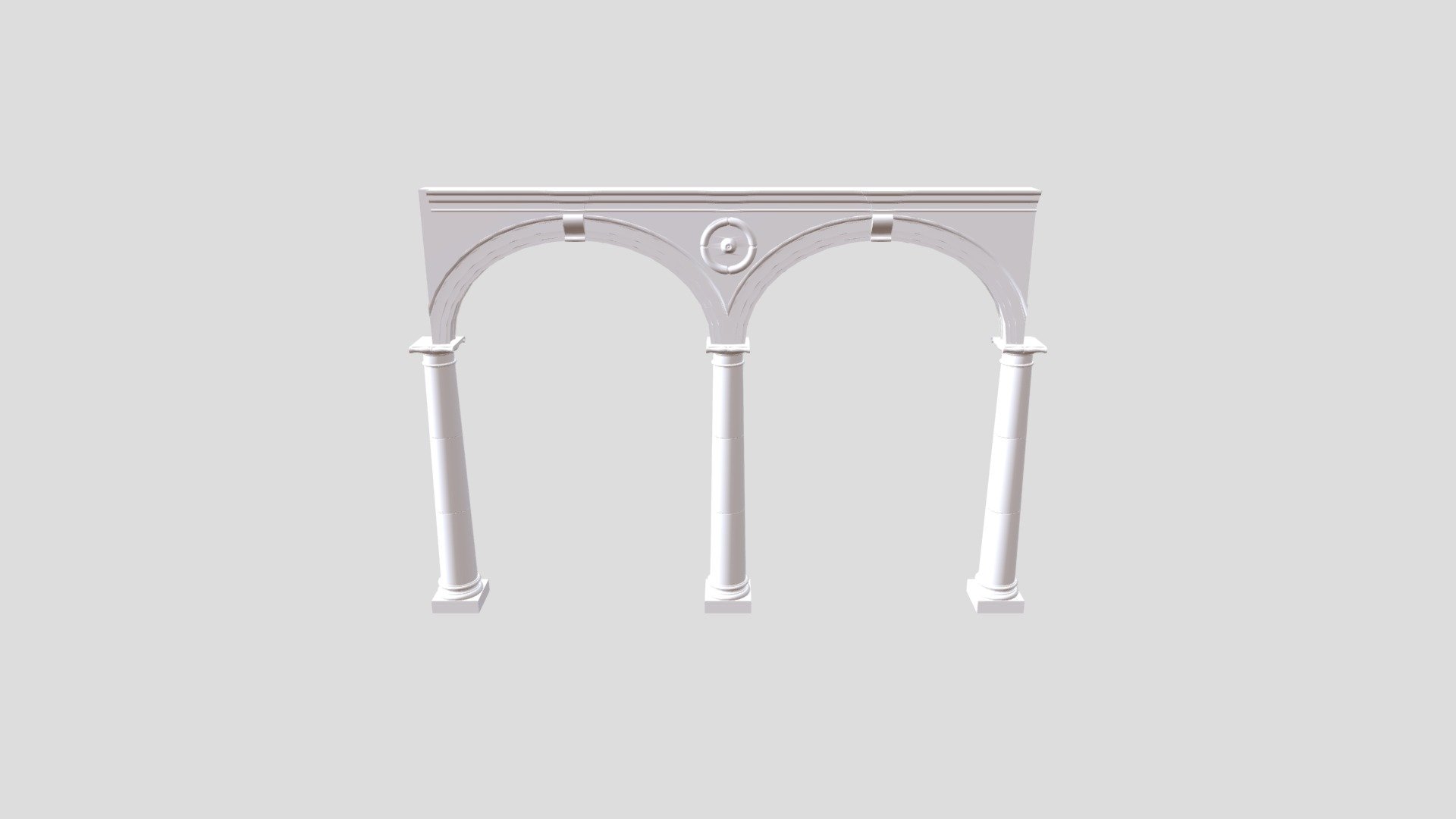 arcos pátio betx - download grátis de modelo 3d 3drestauram 7b661ec detalle los renacentistas del patio interno catillo-palacio castell n 3D print model - Mito3D