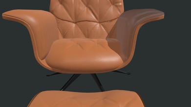 armchair - 3d model tanishakhurana295 870b5e3 3d print model - Mito3D