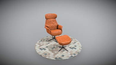 armchair footrest - 3d model ashiksharief 7299129 3d print model - Mito3D