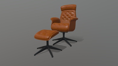 armchair footrest - 3d model jamsheed21 6c9616a 3d print model - Mito3D