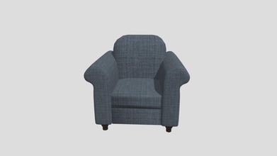 armchair poly - download free 3d model vkrieger af41f40 3d print model - Mito3D