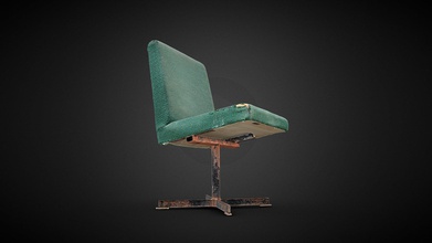 sillón viejo oxidado escaneo 3d - descargar gratis modelo de grafi zdenkoroman 1b8dc9d fotogrametría lowpoly 3d print model - Mito3D